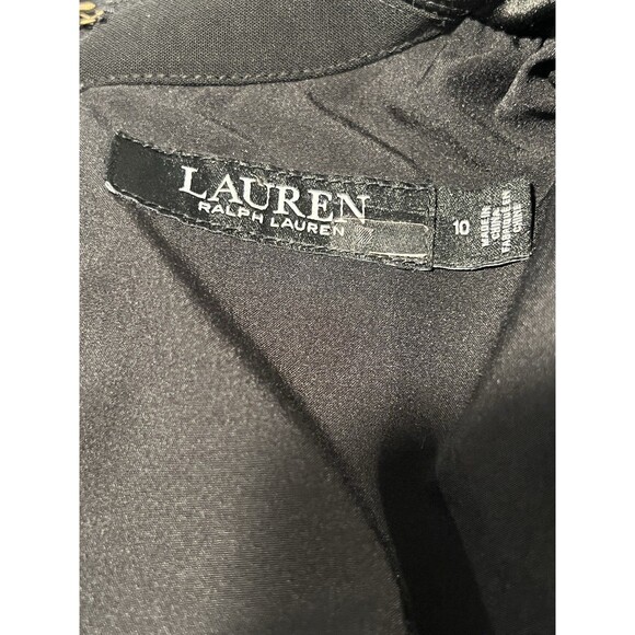 Lauren Ralph Lauren Tuxedo Style Column Gown Size 10 - Picture 12 of 12